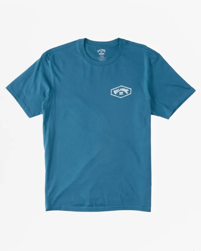 Mens Exit Arch TShirt Blue Lagoon Billabong TShirts