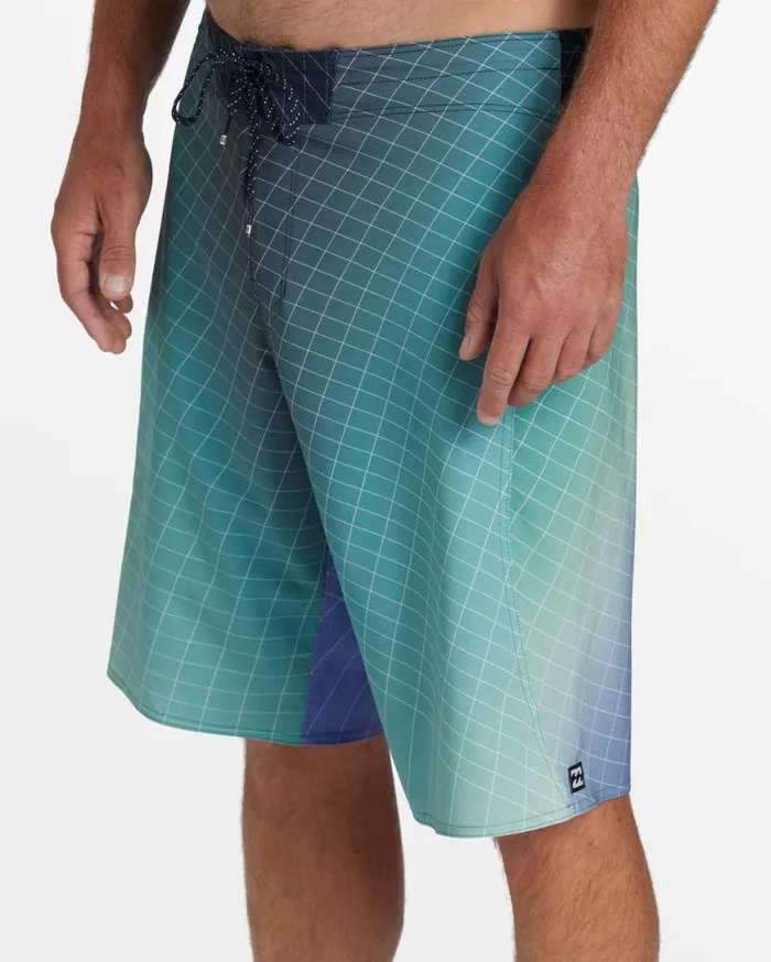 Mens Fluid Pro 21034 Boardshorts Teal Billabong Long Length 18034 8211 21034