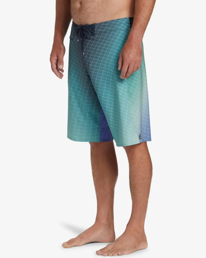 Mens Fluid Pro 21034 Boardshorts Teal Billabong Long Length 18034 8211 21034