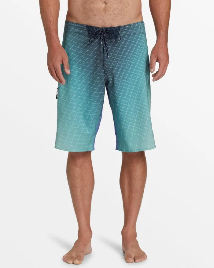 Mens Fluid Pro 21034 Boardshorts Teal Billabong Long Length 18034 8211 21034