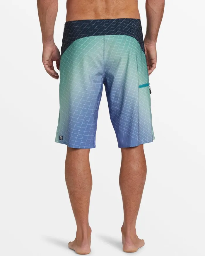 Mens Fluid Pro 21034 Boardshorts Teal Billabong Long Length 18034 8211 21034