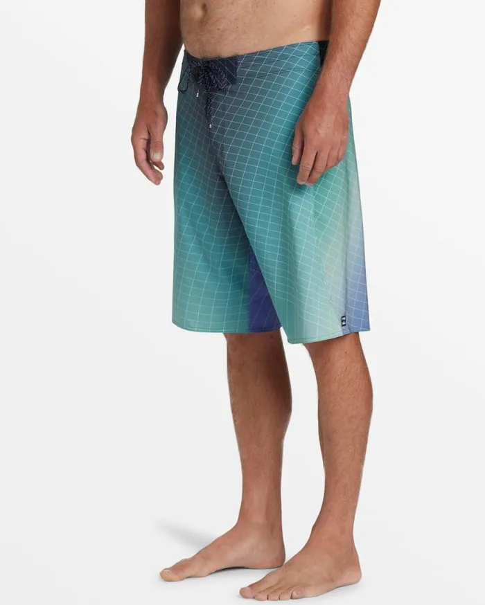 Mens Fluid Pro 21034 Boardshorts Teal Billabong Long Length 18034 8211 21034