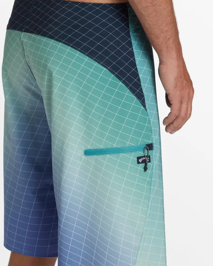 Mens Fluid Pro 21034 Boardshorts Teal Billabong Long Length 18034 8211 21034