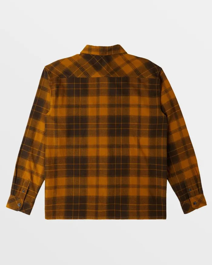 Mens Offshore Long Sleeve Flannel Shirt Dijon Billabong Shirts