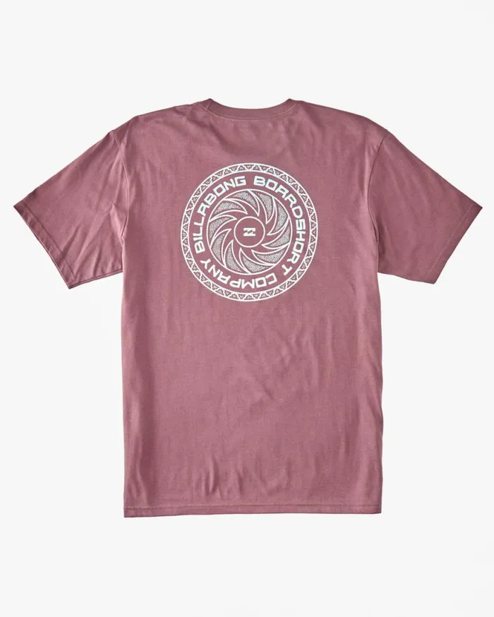 Mens Praise TShirt Vintage Violet Billabong TShirts