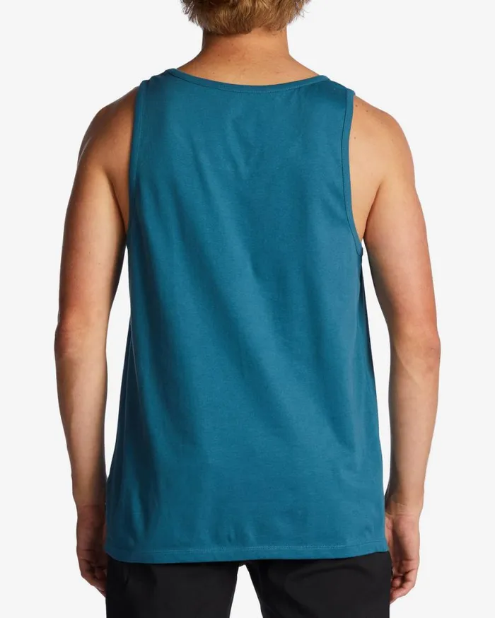 Mens Spinner Tank Blue Lagoon Billabong TShirts Mens Spinner Tank Blue Lagoon Billabong TShirts