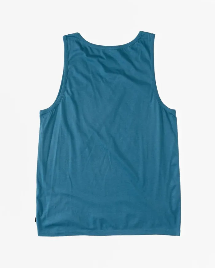 Mens Spinner Tank Blue Lagoon Billabong TShirts Mens Spinner Tank Blue Lagoon Billabong TShirts