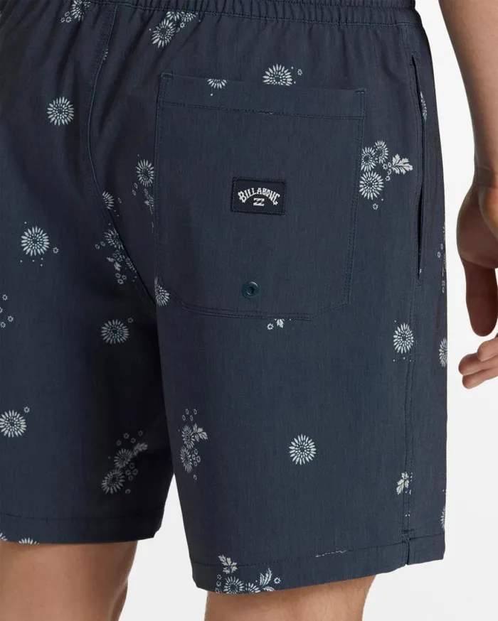 Mens Sundays Layback 17034 Elastic Waist Shorts Denim Blue Billabong Short Length 16034 8211 175034 Mens Sundays Layback 17034 Elastic Waist Shorts Denim Blue Billabong Short Length 16034 8211 175034