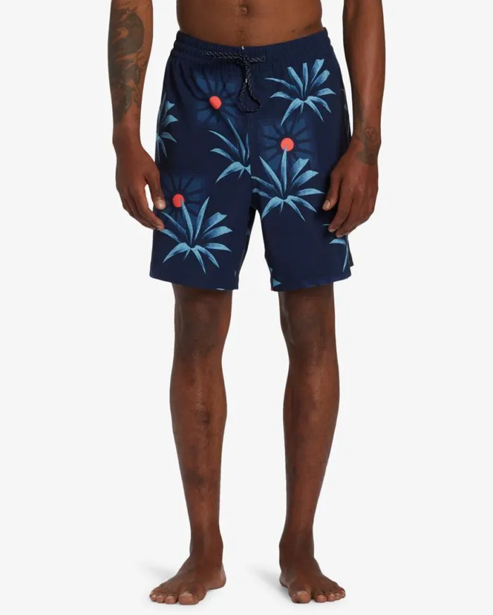 Mens Sundays Layback 17034 Elastic Waist Shorts Midnight Billabong Layback Boardshorts Mens Sundays Layback 17034 Elastic Waist Shorts Midnight Billabong Layback Boardshorts