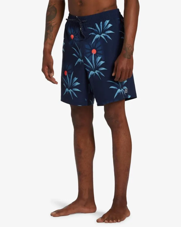 Mens Sundays Layback 17034 Elastic Waist Shorts Midnight Billabong Layback Boardshorts Mens Sundays Layback 17034 Elastic Waist Shorts Midnight Billabong Layback Boardshorts