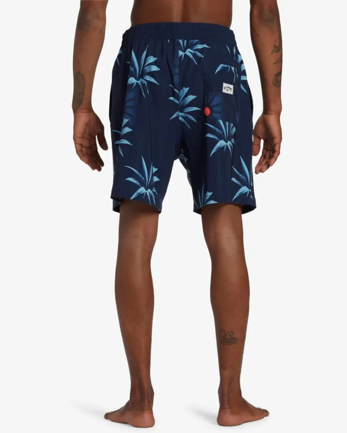Mens Sundays Layback 17034 Elastic Waist Shorts Midnight Billabong Layback Boardshorts Mens Sundays Layback 17034 Elastic Waist Shorts Midnight Billabong Layback Boardshorts