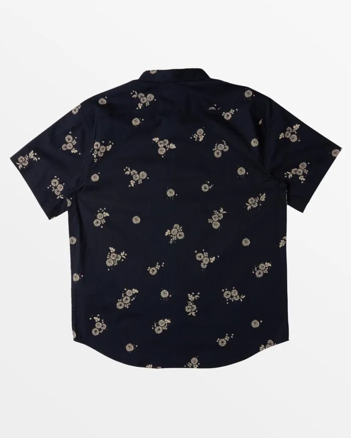 Mens Sundays Mini Short Sleeve Shirt Midnight Billabong Shirts
