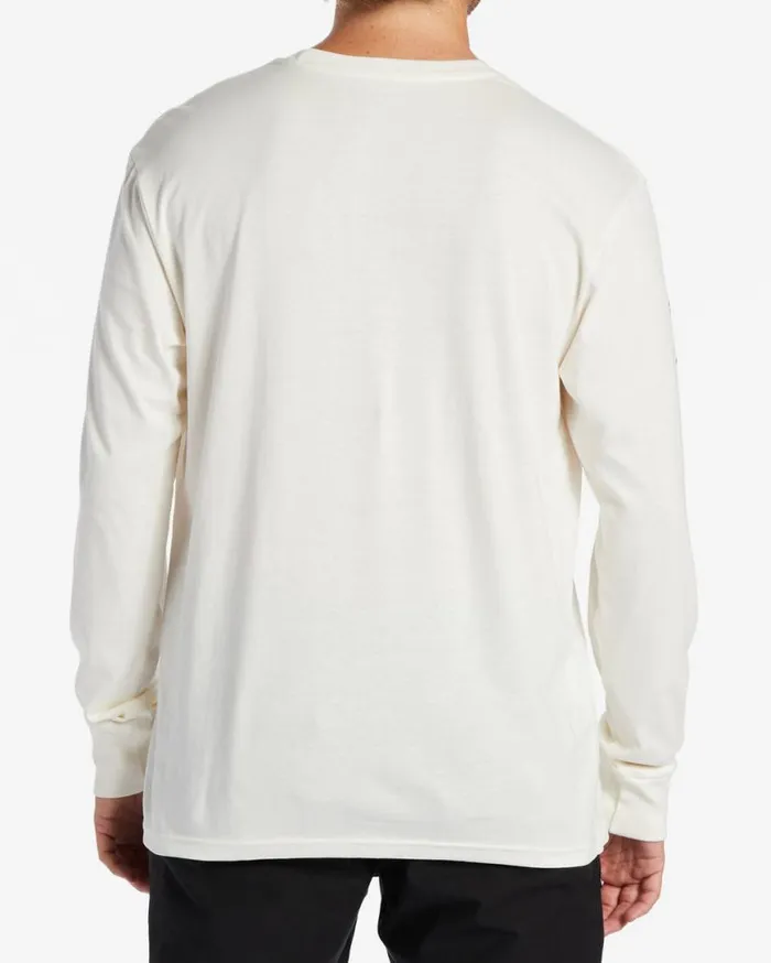 Mens Unity Long Sleeve TShirt Off White Billabong TShirts