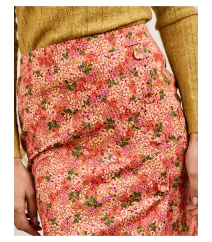 Midi Skirt Adia Peach Women Polin Et Moi Skirts