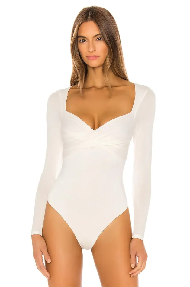 Mikka Bodysuit White Women Lovers Friends Tops