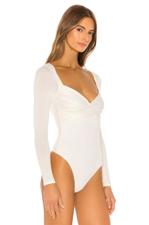 Mikka Bodysuit White Women Lovers Friends Tops