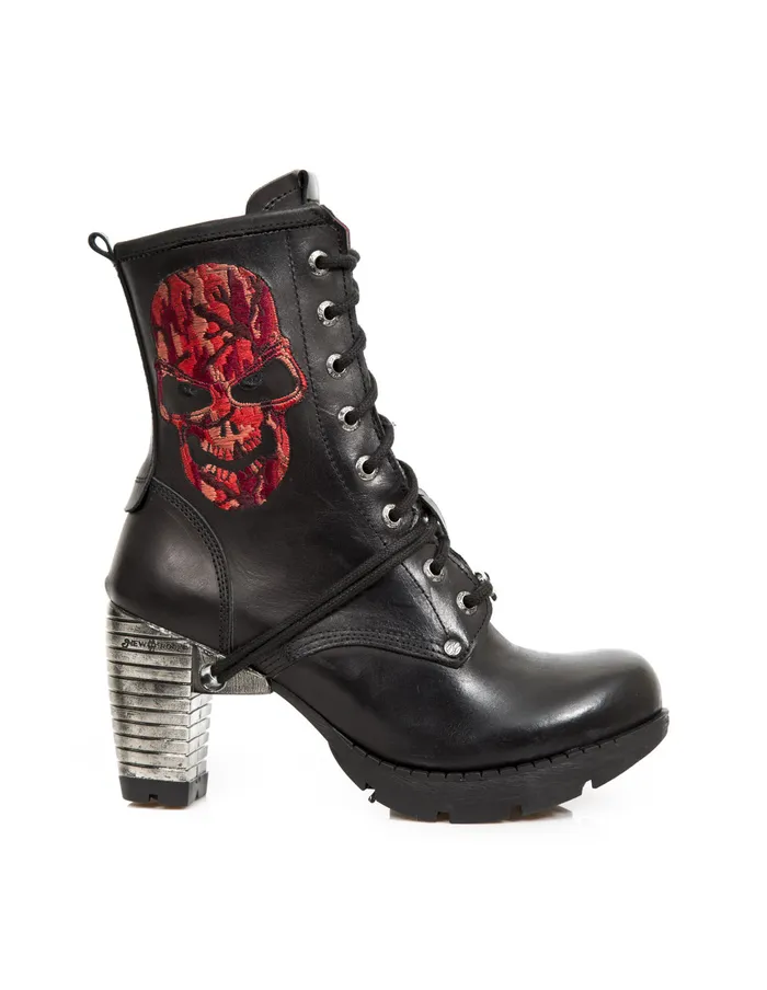 Military New Rock Women Ankle Boot Trail MTr080C1