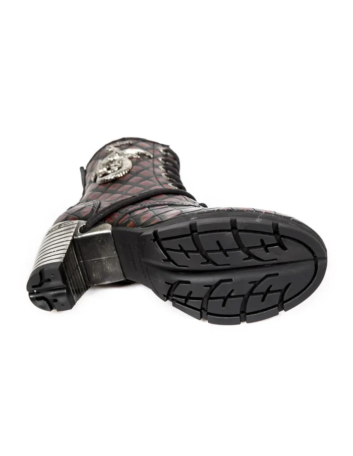 Military New Rock Women Ankle Boot Trail MTr112C1