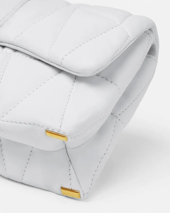 Mini Bags and Clutches Women Versace Kleio Quilted Mini Bag White