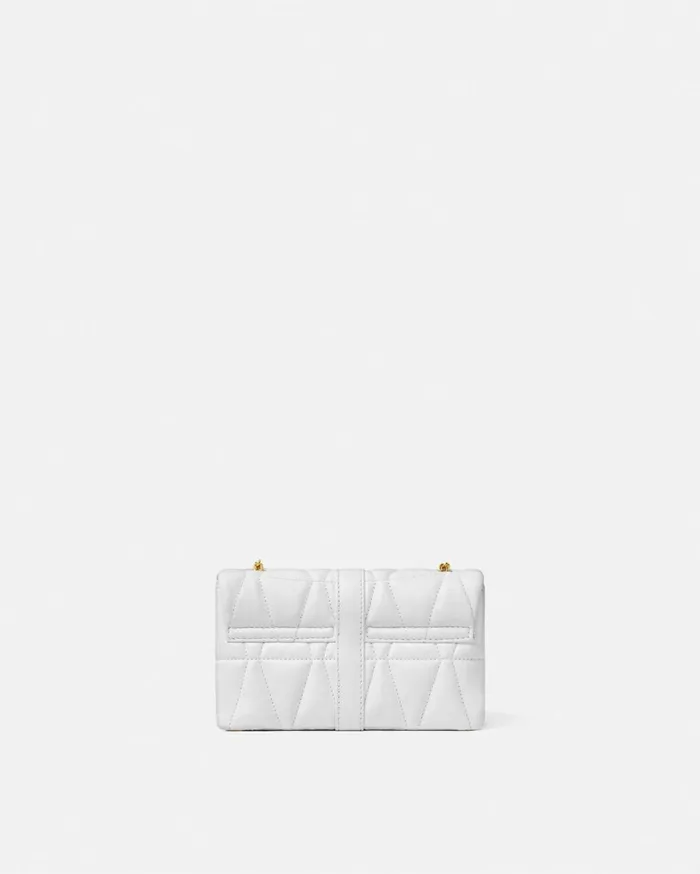 Mini Bags and Clutches Women Versace Kleio Quilted Mini Bag White