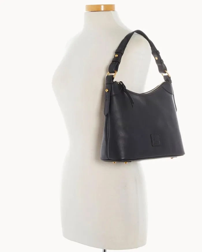 Mini Bags Women Dooney and Bourke Florentine Small Hobo Black Black