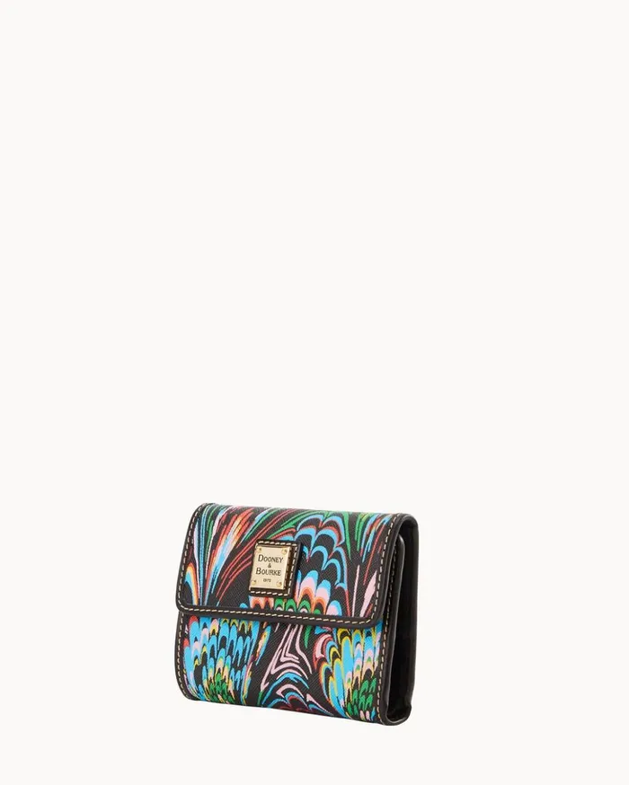 Mini Bags Women Dooney and Bourke Plumes Small Flap Wallet Black Mini Bags Women Dooney and Bourke Plumes Small Flap Wallet Black