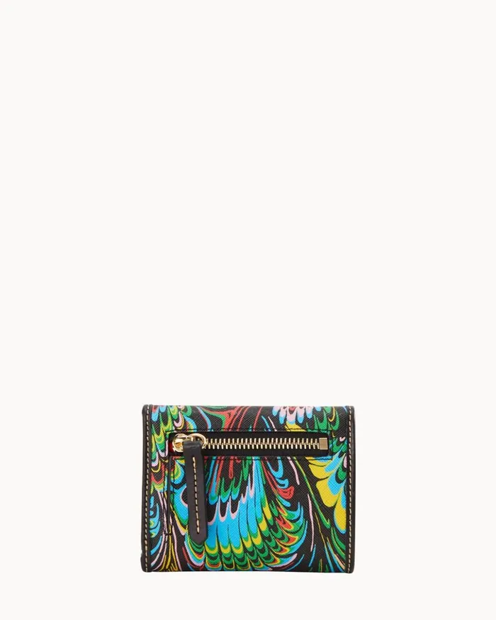 Mini Bags Women Dooney and Bourke Plumes Small Flap Wallet Black Mini Bags Women Dooney and Bourke Plumes Small Flap Wallet Black