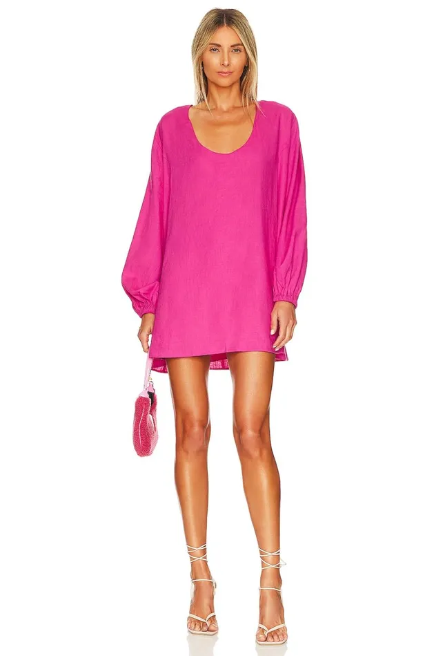 Moda Mini Dress Hot Pink Women Lovers Friends Dresses