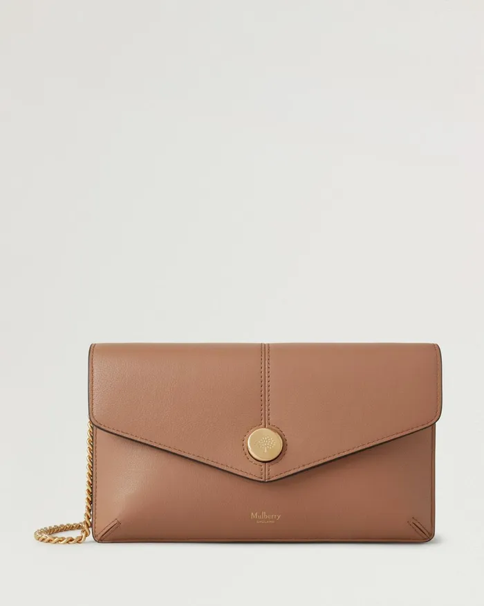 Mulberry Crossbody Bags Women Press Stud Pochette On Chain
