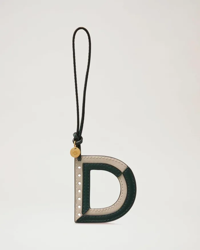 Mulberry Personalisation Women BiColour Leather Keyring D