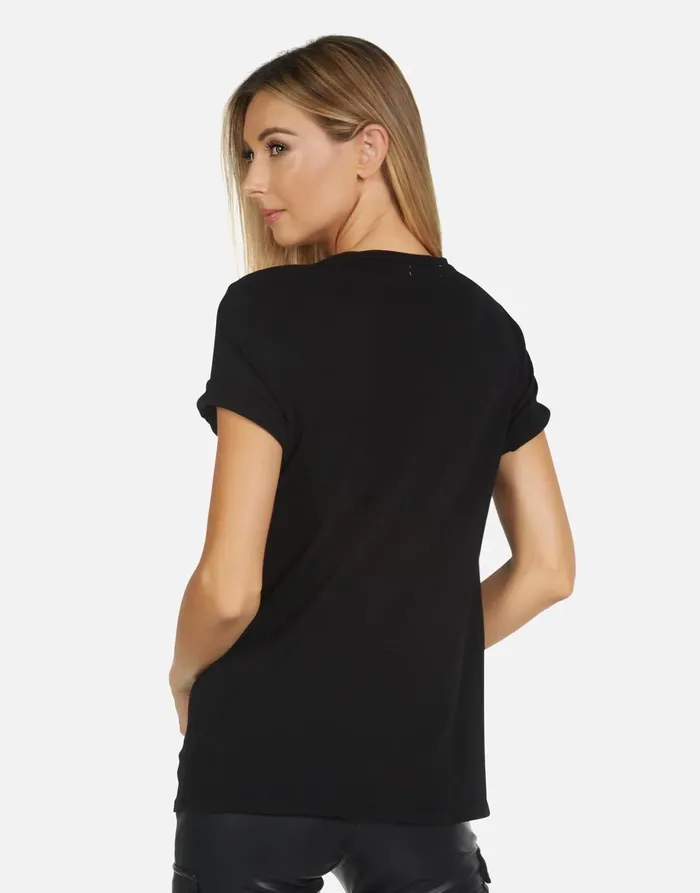 Myra X Cracked Star Black Women039s Lauren Moshi Short Sleeve