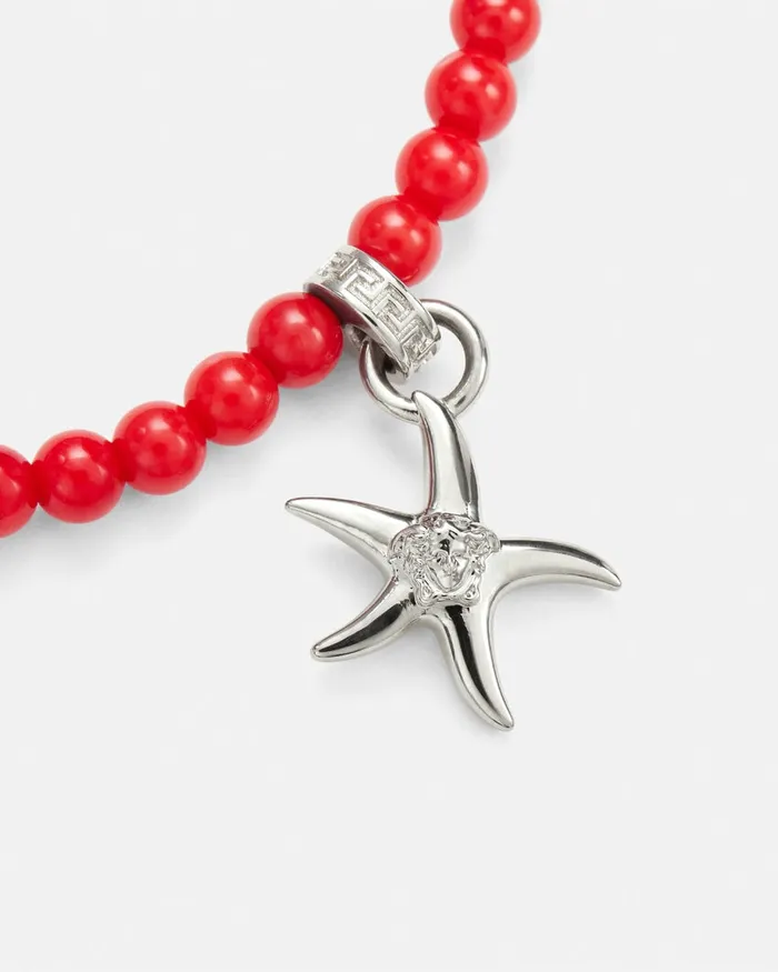 Necklaces MenWomen Versace Barocco Sea Necklace Red