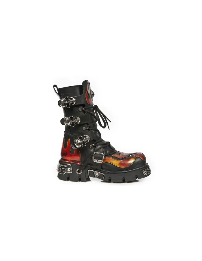 New Rock Boot Metallic M378C1 WomenMen Boots