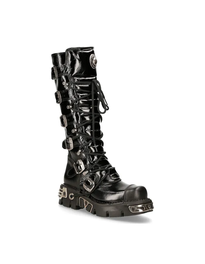 New Rock High Boot Metallic M314S6 WomenMen Boots New Rock High Boot Metallic M314S6 WomenMen Boots