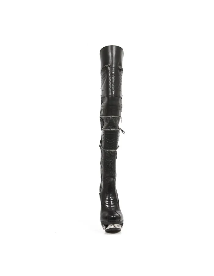 New Rock High Boot Punk MMag225C1 Women High Heels
