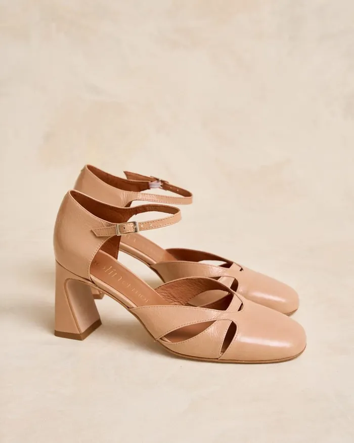 Nibe Heel Shoe Nude Women Polin Et Moi Heels