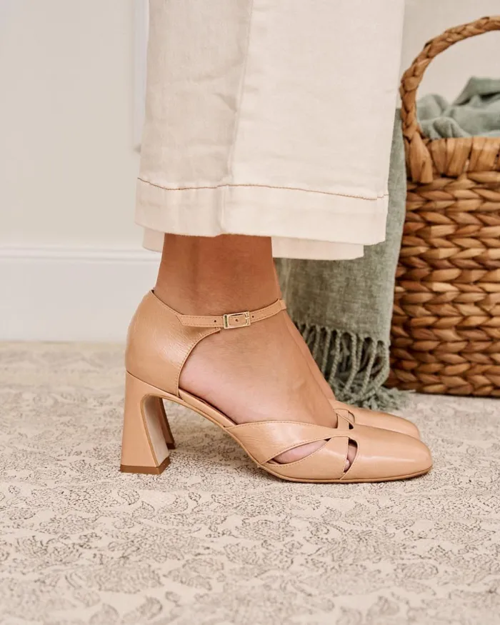 Nibe Heel Shoe Nude Women Polin Et Moi Heels Nibe Heel Shoe Nude Women Polin Et Moi Heels