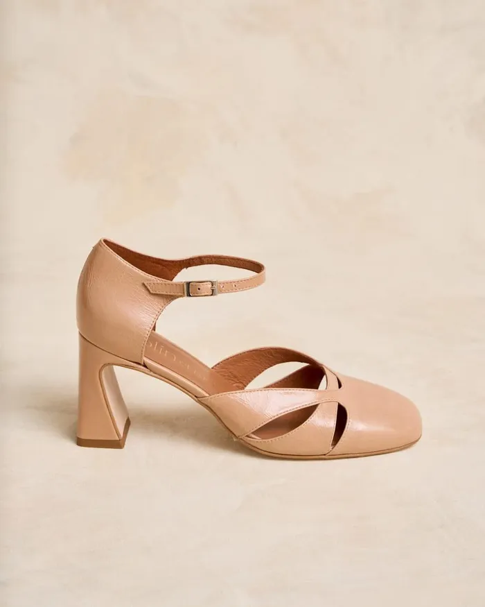 Nibe Heel Shoe Nude Women Polin Et Moi Heels Nibe Heel Shoe Nude Women Polin Et Moi Heels