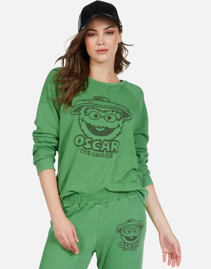 Noleta Grouch Of The Year Leaf Green Women039s Lauren Moshi Long Sleeve