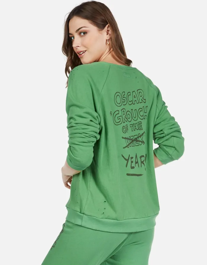 Noleta Grouch Of The Year Leaf Green Women039s Lauren Moshi Long Sleeve