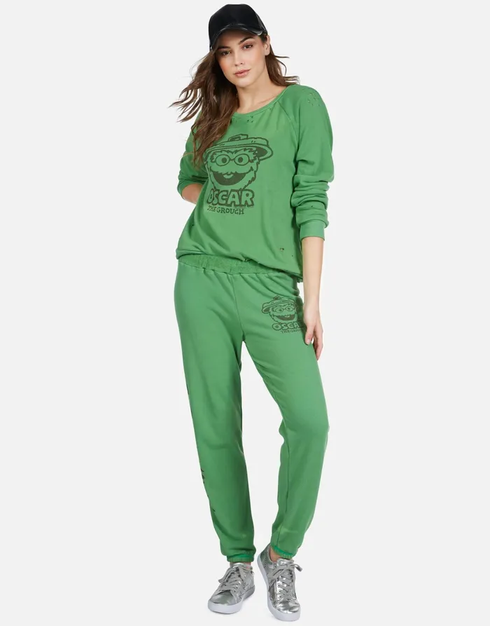 Noleta Grouch Of The Year Leaf Green Women039s Lauren Moshi Long Sleeve