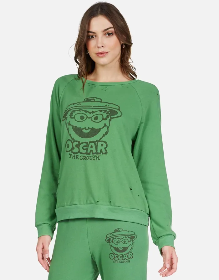 Noleta Grouch Of The Year Leaf Green Women039s Lauren Moshi Long Sleeve