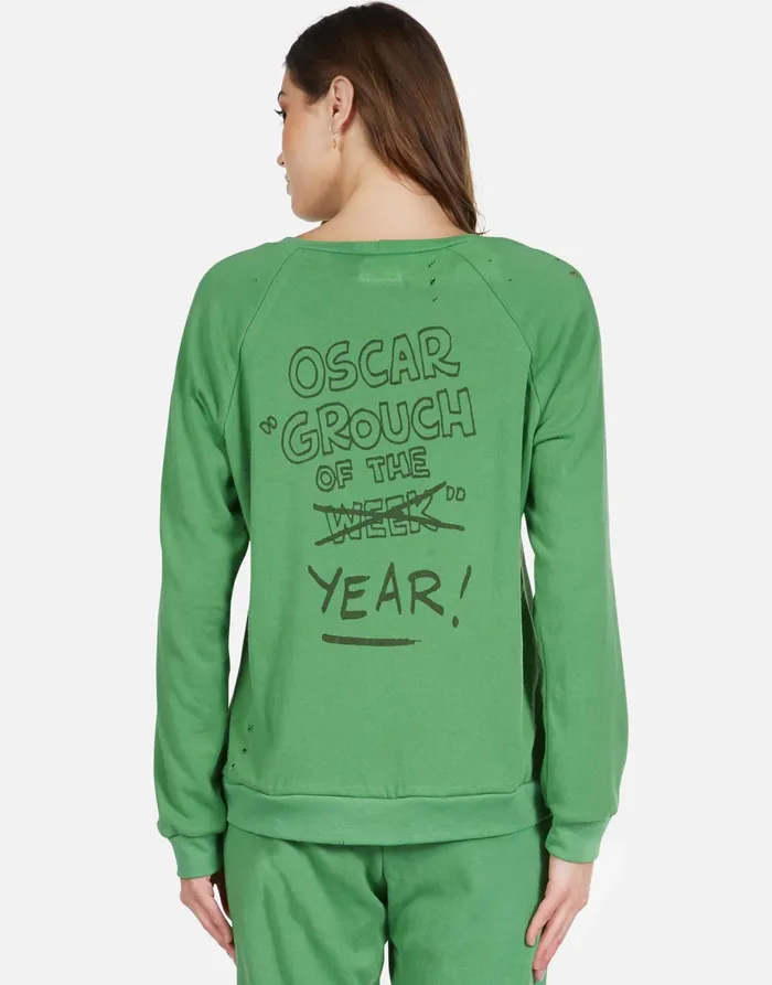 Noleta Grouch Of The Year Leaf Green Women039s Lauren Moshi Long Sleeve