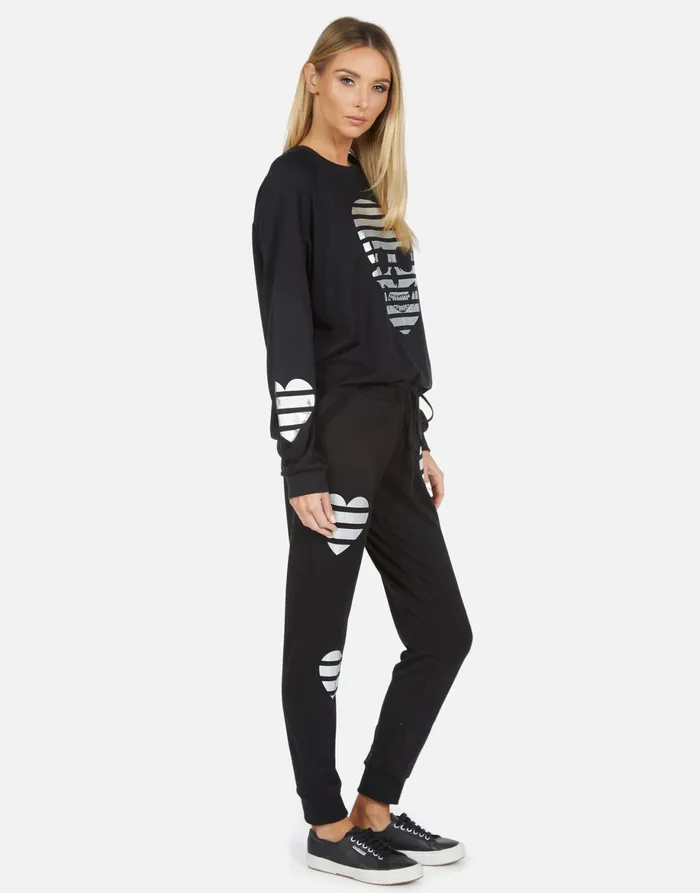 Noleta Stripe Skull Black Women039s Lauren Moshi Long Sleeve