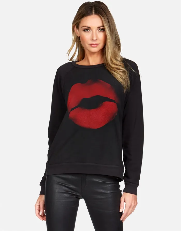 Noleta X Spray Kiss Onyx Women039s Lauren Moshi Long Sleeve