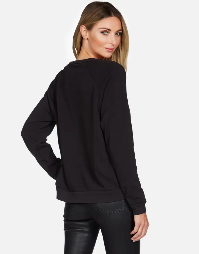 Noleta X Spray Kiss Onyx Women039s Lauren Moshi Long Sleeve