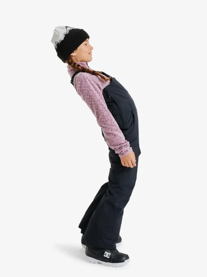 Non Stop 8211 Bib Snow Pant For Girls 8 8211 16 True Black Kids Roxy Snow