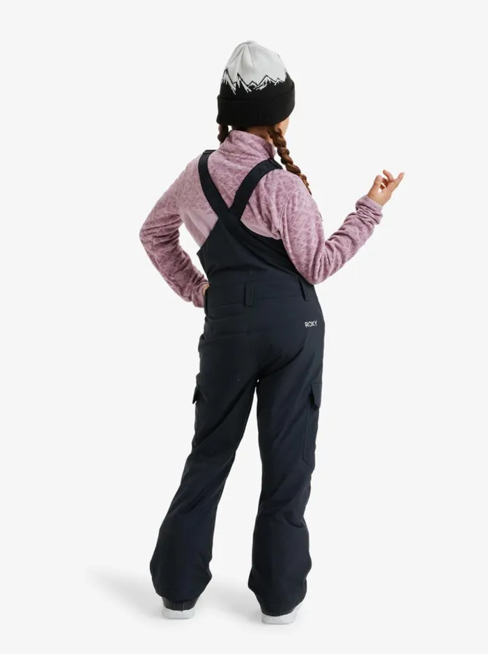 Non Stop 8211 Bib Snow Pant For Girls 8 8211 16 True Black Kids Roxy Snow