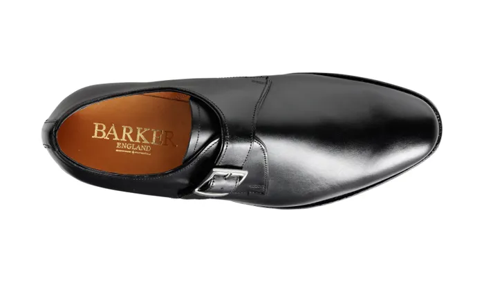 Northcote 8211 Black Calf Mens Barker Shoes Mens Monk Straps