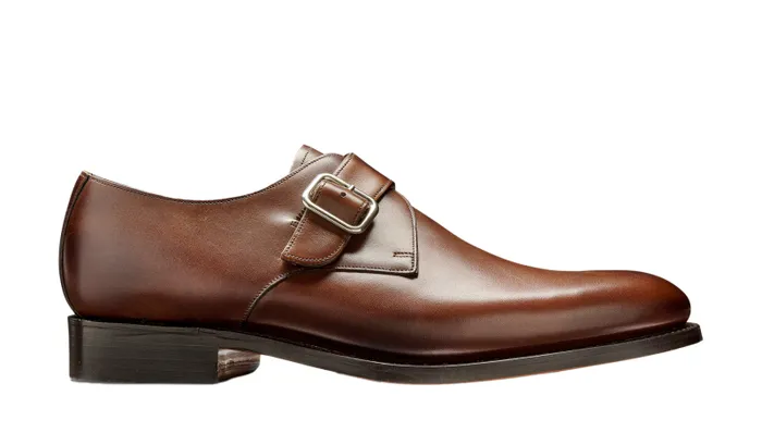 Northcote 8211 Ebony Calf Mens Barker Shoes Mens Monk Straps
